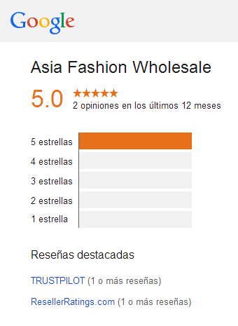 Asia-Fashion-Wholesale Valoración