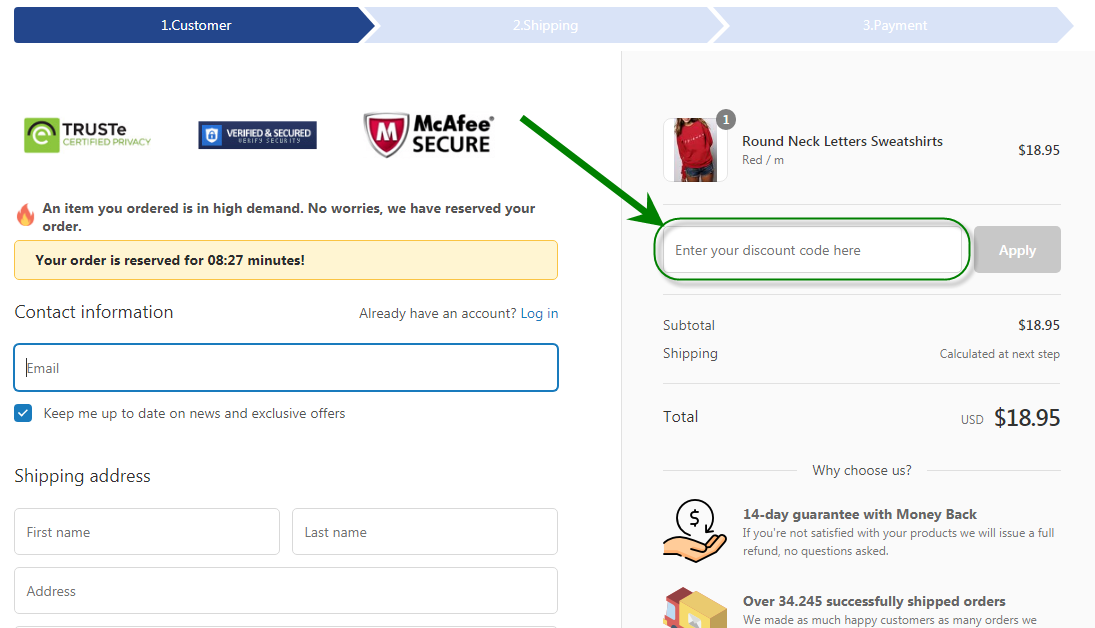 ¿Cómo utilizar el cupón de descuento en Chicgostyle?