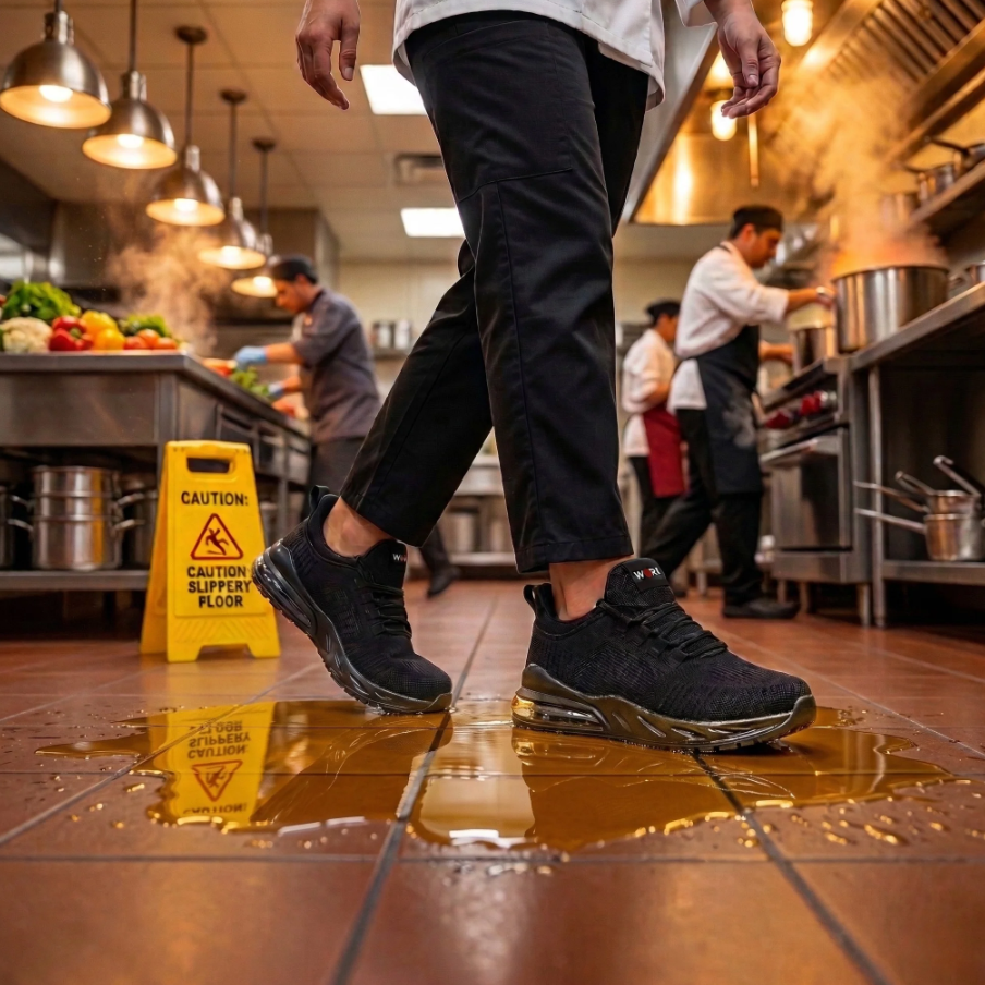 opiniones zapatos Larnmern uso en trabajo cocina industria