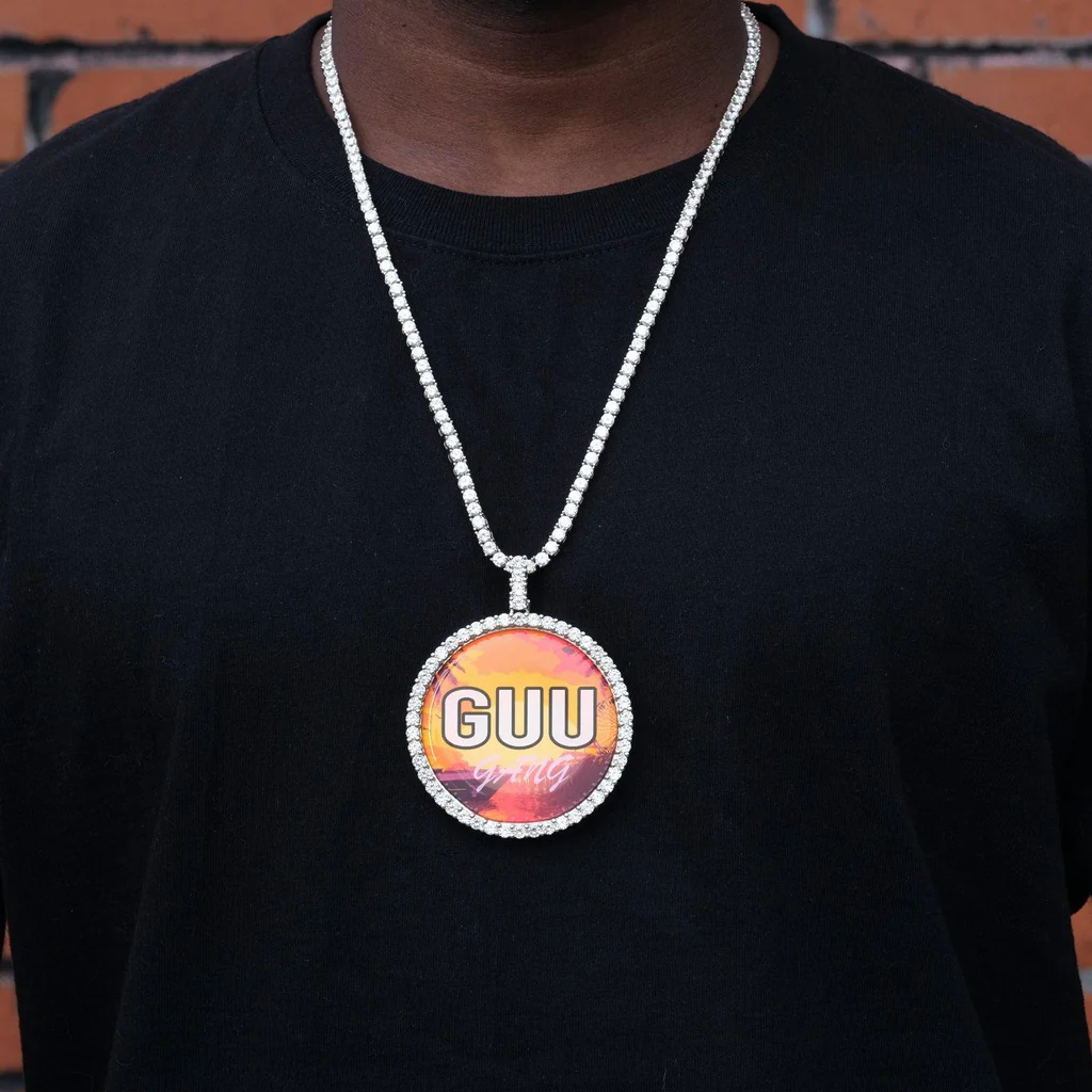 Colgante con imagen personalizada de The GUU Shop Colgante con imagen personalizada de The GUU Shop