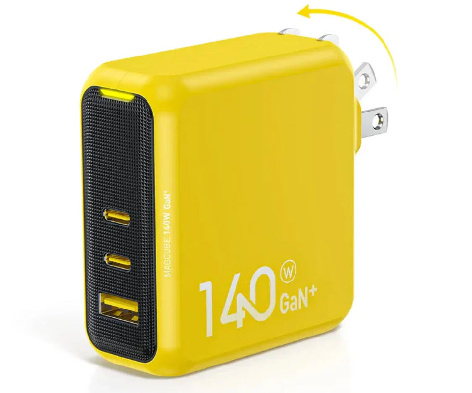 Cargador GaN AOHI de alta potencia con múltiples puertos USB-C