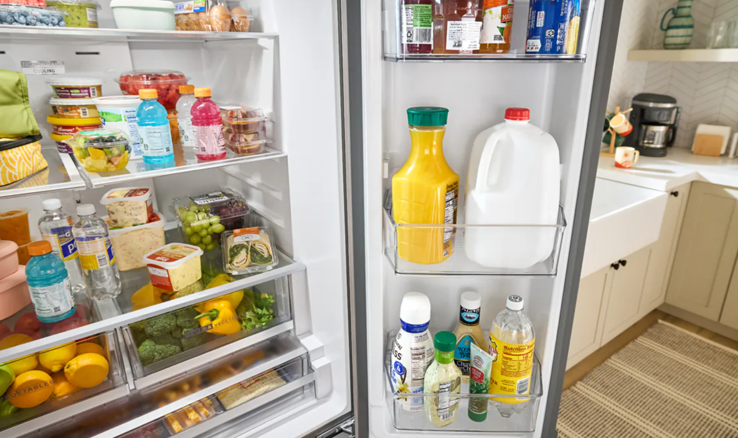 refrigerador Whirlpool interior capacidad